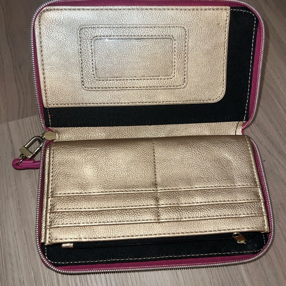 Betsey Johnson Pink Wristlet Wallet - Picture 4 of 7
